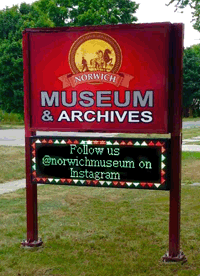 Museum sign